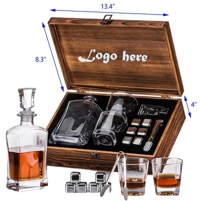 Whiskey Decanter Gift Set