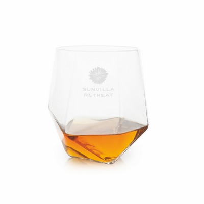 Viski® Faceted Crystal Tumbler, set of 2