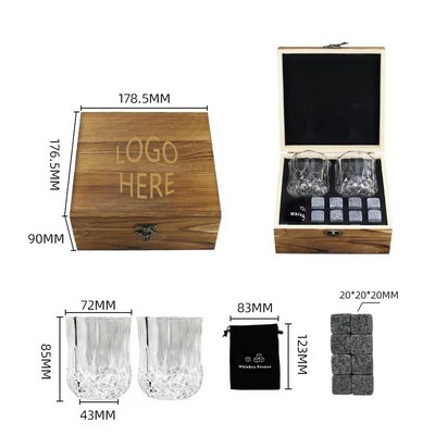 Whisky Stones Glass Gift Set